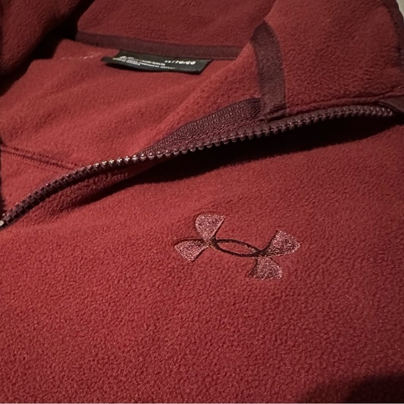 Under Armour UA Polartec Forge Micro Fleece 1/4 Zip Pullover Water Resistant XL - Picture 5 of 7